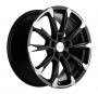 Легковой диск Khomen Wheels KHW1808 7,5x18 5x108 ET35 65,1 Black-FP